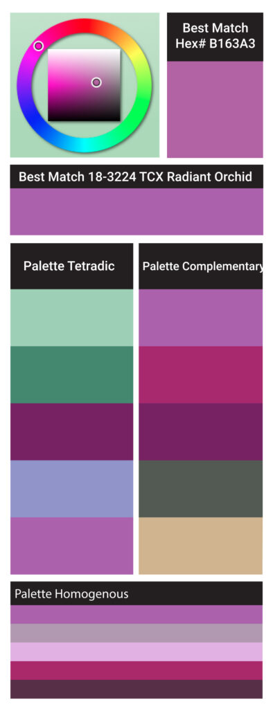 pantone color of the year radiant orchid color analysis