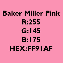 Baker-Miller Pink Hex FF91AF Frequently Called Baker Miller Pink Paint
