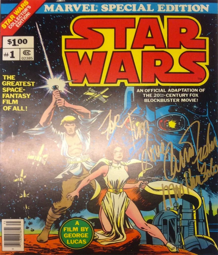 Star Wars #1 - signed Carrie Fisher - Marvel Treasury Comic
$11,631.77 Only 1 available