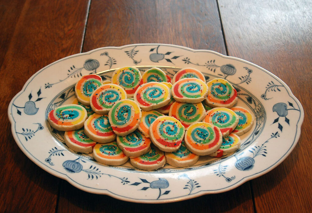These gluten free rainbow cookies will take your sugar cookie game to a whole new level recipe by nancy tranter