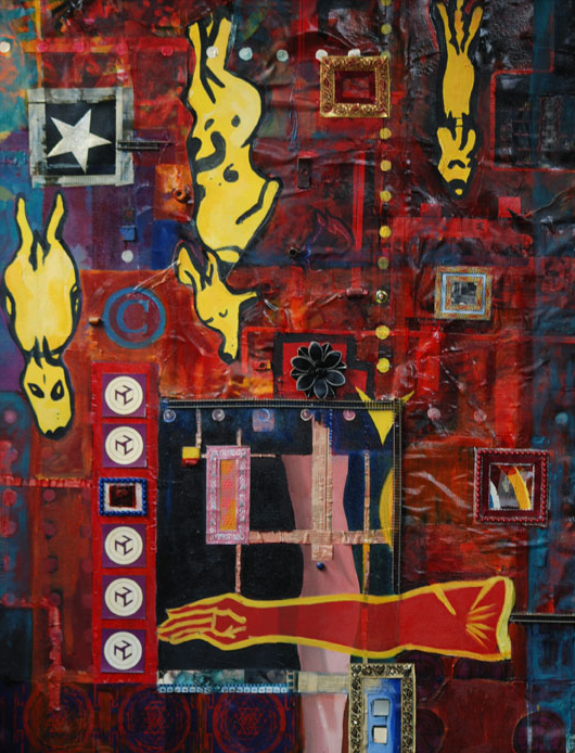 Collage #6
mixed media
on canvas 28" x 56"
2007
nancy tranter